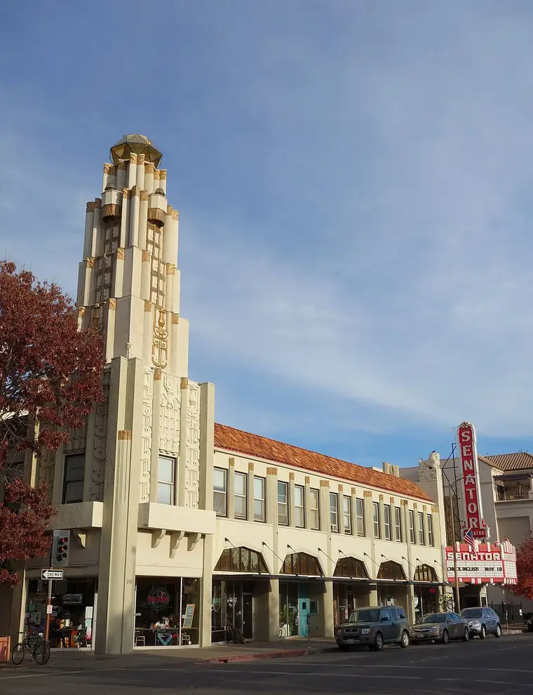 The Senator Theatre in downtown Chico